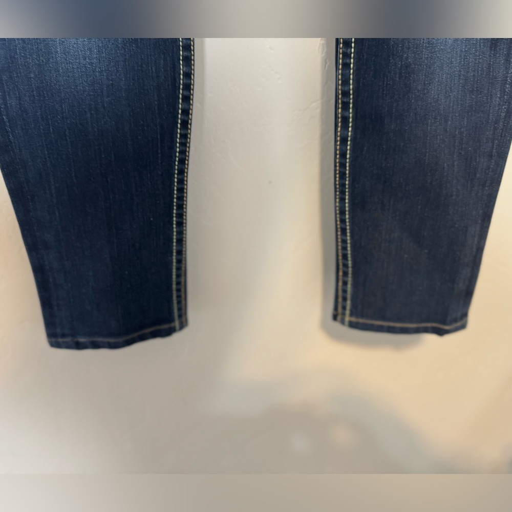 PRVCY Jeans Malibu Hills Dark Chelsea Wash Stretch Low Rise SZ 27 NEW! - Picture 9 of 16
